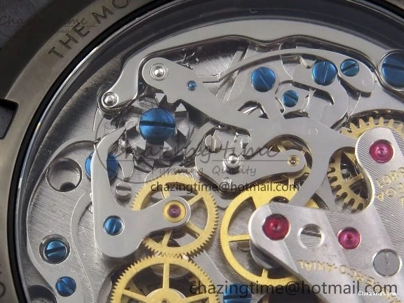 0422 Speedmaster Black Benom PVD Saturn RMF Best Edition on PVD Bracelet Lemania HW StreetReady 7726